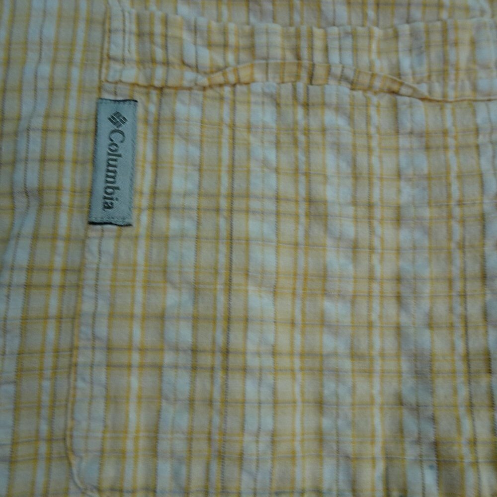 Columbia Yellow BDown Shirt Size Medium View 3